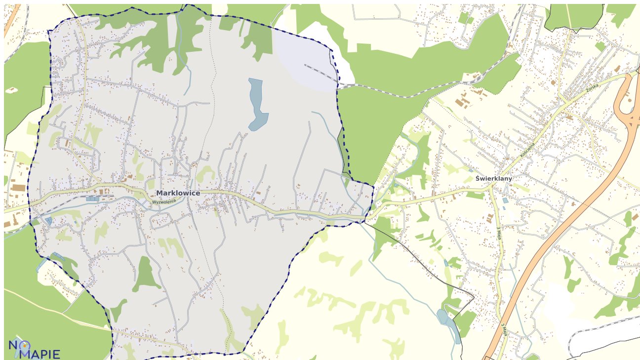 Mapa wyborów do sejmu Marklowice